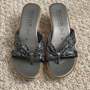 Italian Shoemakers wedge sandals
